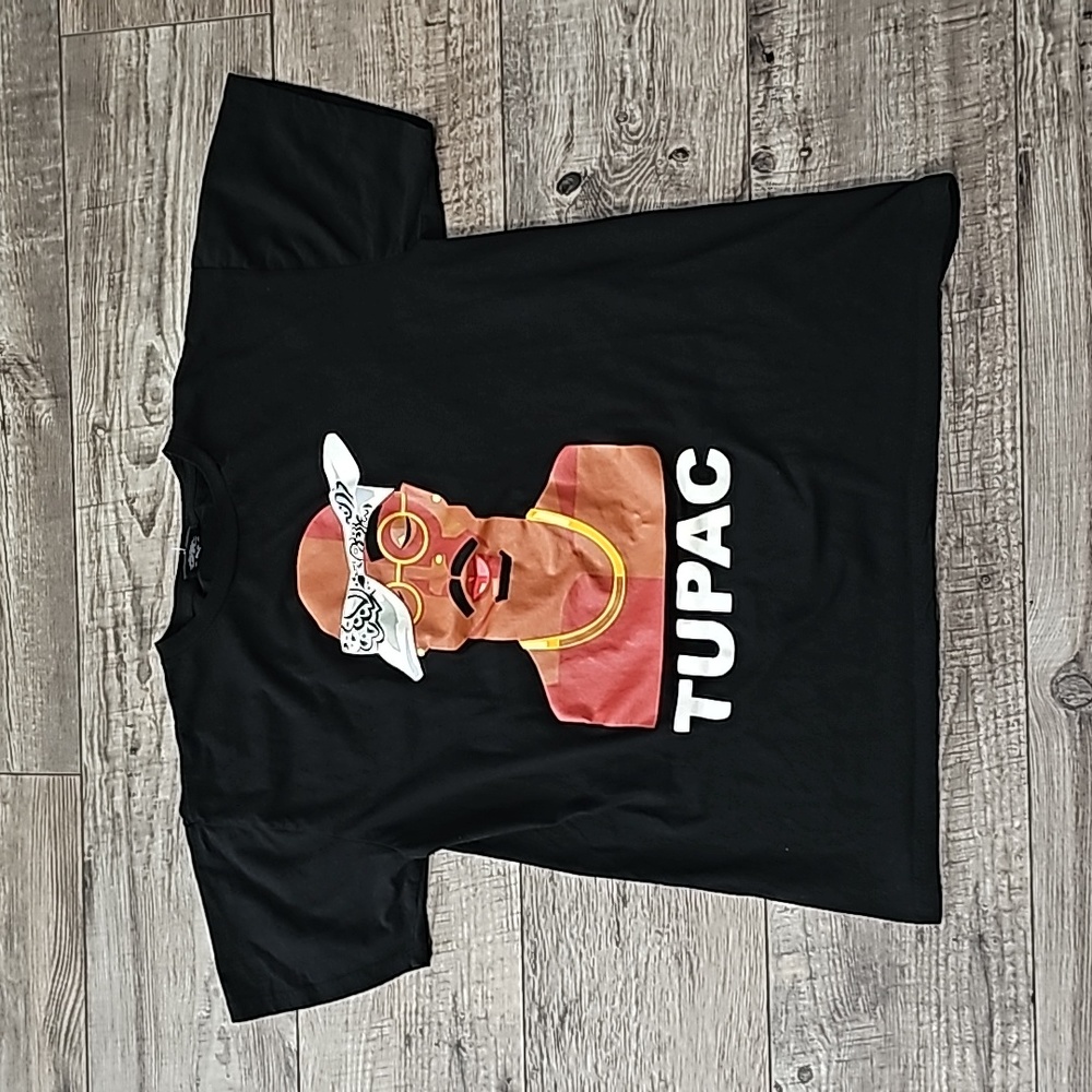 Tupac Shakur Cross Colors Hip Hop Rap 90's T Shirt